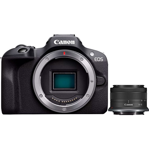 Беззеркальный фотоаппарат Canon EOS R100 Kit RF-S 18-45mm F/4.5-6.3 IS STM (6052C013)