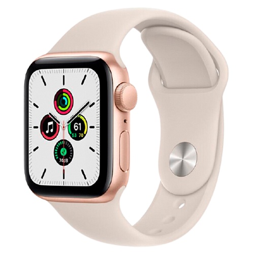 Смарт-годинник Apple Watch SE GPS 40mm Gold Aluminum Case with Starlight Sport Band (MKQ03) - придбати в Дніпрі, Україні: ціна, характеристики | інтернет-магазин TOUCH