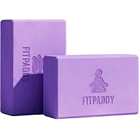 Блоки для йоги FITPADDY Yoga Blocks Violet (BLOCK01VL) - придбати в Дніпрі, Україні: ціна, характеристики | інтернет-магазин TOUCH