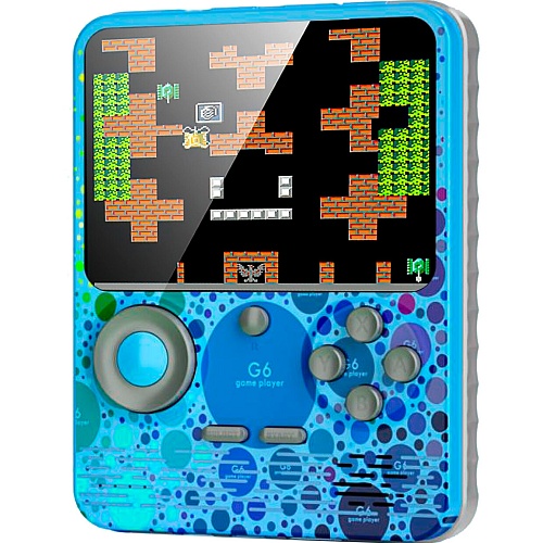 Ретро ігрова приставка SUP G6 Game Box Portable 500-games + Powerbank Blue - придбати в Дніпрі, Україні: ціна, характеристики | інтернет-магазин TOUCH