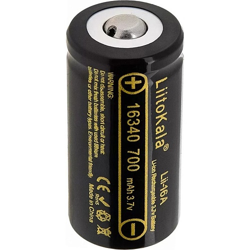 Акумулятор LiitoKala 16340 700mAh Li-ion 1шт (Lii-16A) - придбати в Дніпрі, Україні: ціна, характеристики | інтернет-магазин TOUCH