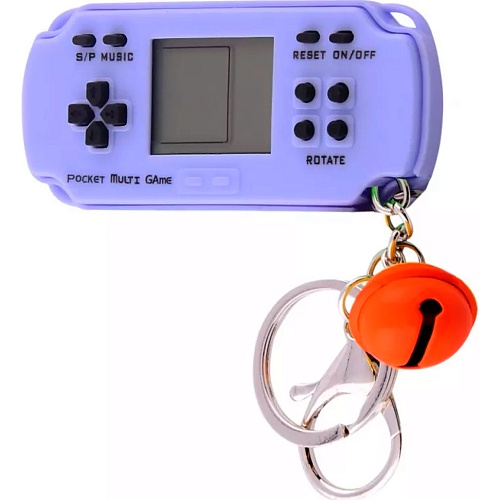 Ретро игровая приставка Tetris Keychain mini (23 в 1) Blue