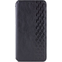 Чехол-книжка Rubic Leather Case для Redmi Note 13 Pro 5G/ Poco X6 5G Black