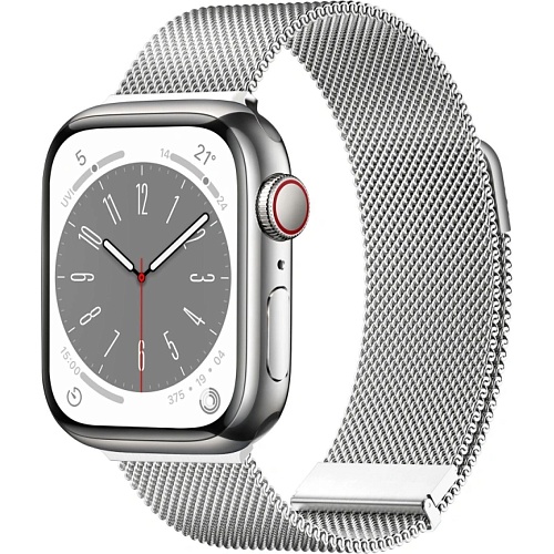 Ремешок WiWU Milanese Wi-WB005 для Apple Watch 42/44/45//46/49mm Silver