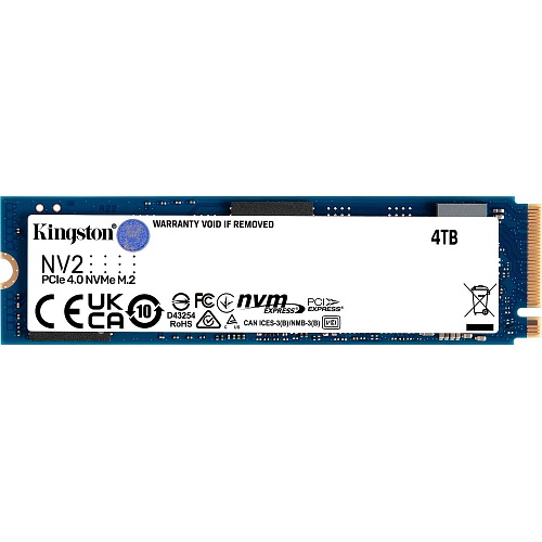 SSD накопитель Kingston NV2 4TB (SNV2S/4000G)