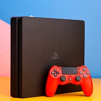 Игровая консоль Sony PlayStation 4 Slim 1TB Black Б/У