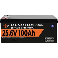 Акумулятор LogicPower LiFePO4 Smart BT 24V (25.6V/100Ah/2560Wh) (Smart BMS 100А) (20200) - придбати в Дніпрі, Україні: ціна, характеристики | інтернет-магазин TOUCH