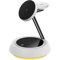 Бездротовий зарядний пристрій WiWU 3 in 1 15W White (Wi-W002)