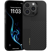 Чехол Benks Montage ArmorAir Kevlar Case 600D/1500D MagSafe для Apple iPhone 16 Pro Black (6948005905033)