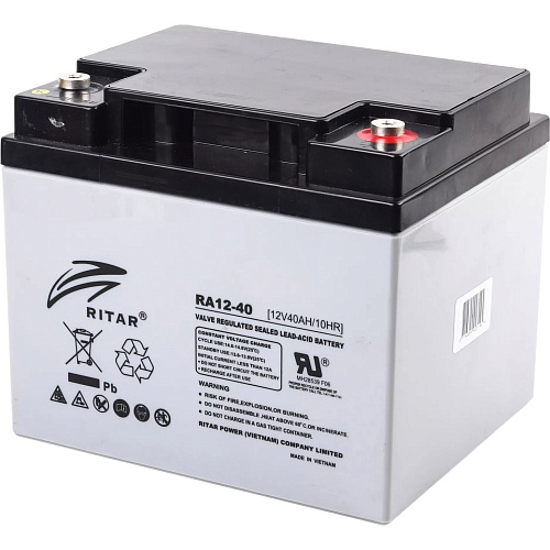 Аккумулятор Ritar AGM 12V (12V/40Ah/480Wh) (RA12-40)