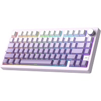 Клавіатура MageGee Light 75 Purple Bird Switch White/Purple (6971969728813) - придбати в Дніпрі, Україні: ціна, характеристики | інтернет-магазин TOUCH