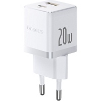 Сетевое зарядное устройство Baseus Palm Fast Charger 20W Moon White (P10111608213-00)