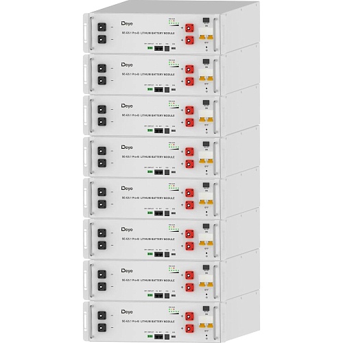 Комплект аккумуляторов Deye LiFePO4 48V (51.2V/100Ah/5120Wh) 8шт (SE-G5.1Pro-B)