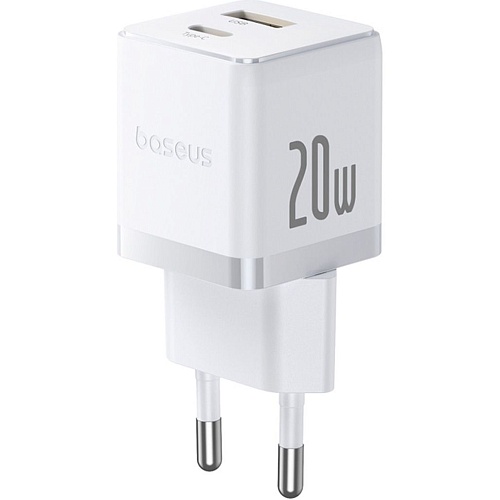 Сетевое зарядное устройство Baseus Palm Fast Charger 20W Moon White (P10111608213-00)