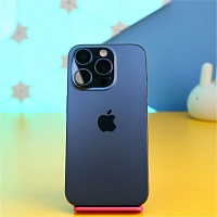 Смартфон Apple iPhone 15 Pro 128GB Blue Titanium (MTV03) Б/У