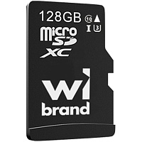 Карта памяти Wibrand microSDXC 128GB Class 10 UHS-I U3 A1 V30 (WICDHU3/128GB)