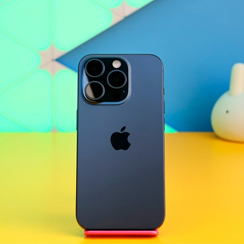 Смартфон Apple iPhone 15 Pro 128GB Blue Titanium (MTV03) Б/У - придбати в Дніпрі, Україні: ціна, характеристики | інтернет-магазин TOUCH