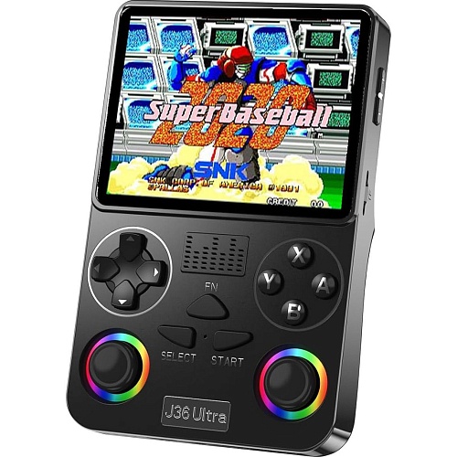 Ретро игровая приставка Data Frog J36 Ultra 15000 games in 1 Black