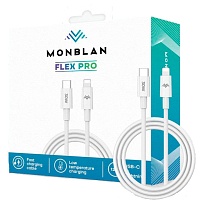 Кабель Monblan Flex Pro C1 Series USB-C to Lightning 30W 1.2м White - придбати в Дніпрі, Україні: ціна, характеристики | інтернет-магазин TOUCH