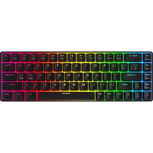 Клавиатура MageGee MK-BOX RGB Magnetic Amethyst Switch Black (6971969728646-UA)