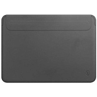 Чохол WiWU Skin Pro II Leather Sleeve Case для MacBook Air 13 (2018-2025) / Pro (2016-2022)  (Grey)