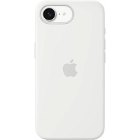 Чехол Silicone Case with MagSafe для Apple iPhone 17e/ 16e White AAA