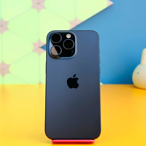 Смартфон Apple iPhone 15 Pro Max 256GB Blue Titanium (MU7A3) Б/У - придбати в Дніпрі, Україні: ціна, характеристики | інтернет-магазин TOUCH