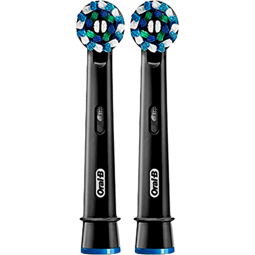 Насадка для зубной щетки Oral-B EB50BK Cross Action Black 2 шт