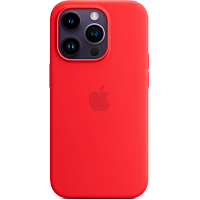 Чехол Silicone Case с MagSafe для Apple iPhone 14 Pro (Product Red) ААА