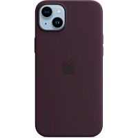 Чехол Silicone Case с MagSafe для Apple iPhone 14 Plus (Elderberry) ААА