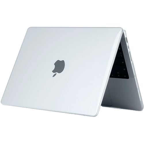Пластиковая накладка (верх и низ) HardShell Crystal Case для Apple MacBook Pro 16 A2485 2021 (Transparent)