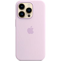 Чехол Silicone Case с MagSafe для Apple iPhone 14 Pro (Lilac) ААА