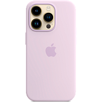 Чохол Silicone Case з MagSafe для Apple iPhone 14 Pro (Lilac) ААА