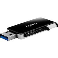 USB флеш-накопичувач Apacer AH350 64GB USB-A 3.0 Black (AP64GAH350B-1)