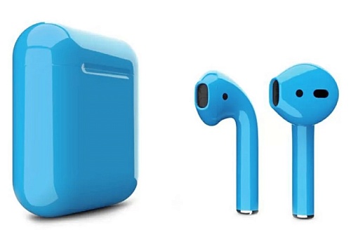 Наушники Apple AirPods 2 Blue Gloss (MV7N2)