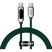 Кабель Baseus Display Fast Charging Data Cable USB-C to USB-C 100W 1m Green (CATSK-B06) - придбати в Дніпрі, Україні: ціна, характеристики | інтернет-магазин TOUCH