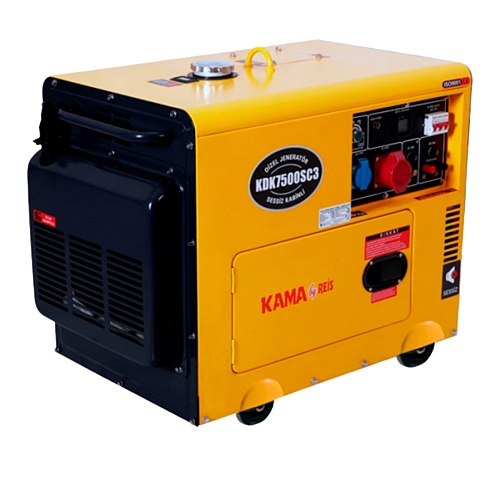 Генератор дизельный Kama KDK7500SC3 5/5.5 кВт (YT28210)