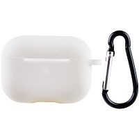 Чехол Silicone Case + Carbine для Apple AirPods Pro 2 White