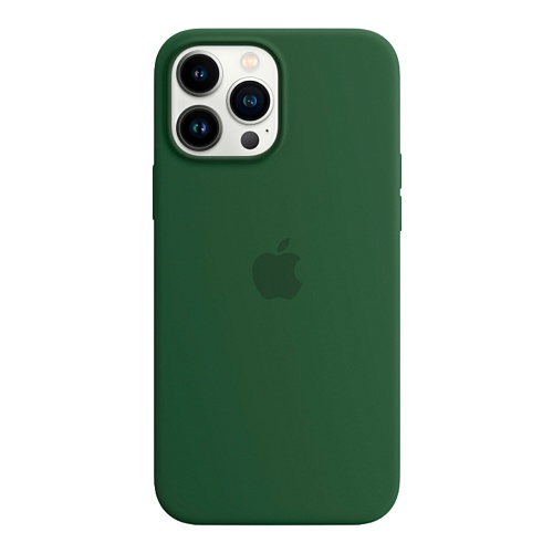 Чехол Silicone Case с MagSafe для Apple iPhone 13 Pro Max (6.7) (Eucalyptus) ААА