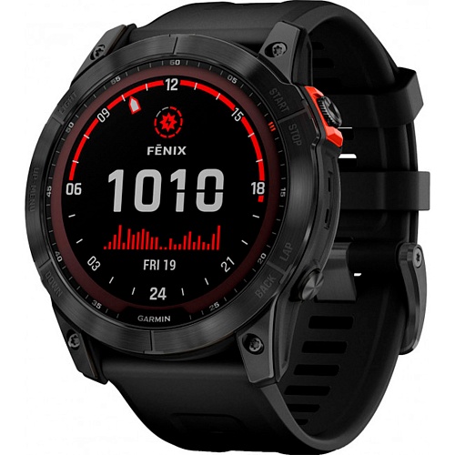 Смарт-часы Garmin Fenix 7X Solar Edition Slate Gray with Black Band (010-02541-00/01)