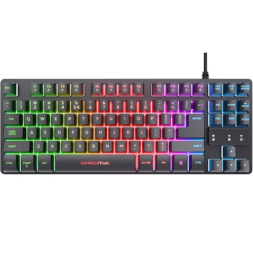 Клавиатура Trust GXT 833 Thado TKL Illuminated Gaming (23724)