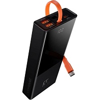 Зовнішній акумулятор Baseus Elf Digital Display 20000mAh 65W Black (PPJL000001) - придбати в Дніпрі, Україні: ціна, характеристики | інтернет-магазин TOUCH