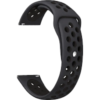 Універсальний ремінець для Amazfit Bip 20мм Black (AMZBPSILNIKE-SW)