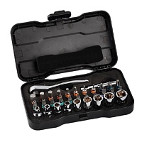 Отвертка с комплектом бит и насадок Duka Multi-purpose Ratchet Wrench Tool Kit 33in1 (RS-2)