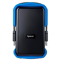 Зовнішній жорсткий диск Apacer AC631 2 TB USB 3.1 Blue (AP2TBAC631U-1) - придбати в Дніпрі, Україні: ціна, характеристики | інтернет-магазин TOUCH