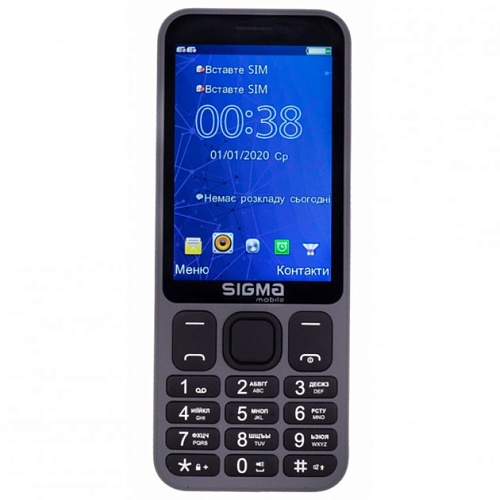 Мобільний телефон Sigma mobile X-style 351 LIDER (Grey) UA-UCRF - придбати в Дніпрі, Україні: ціна, характеристики | інтернет-магазин TOUCH