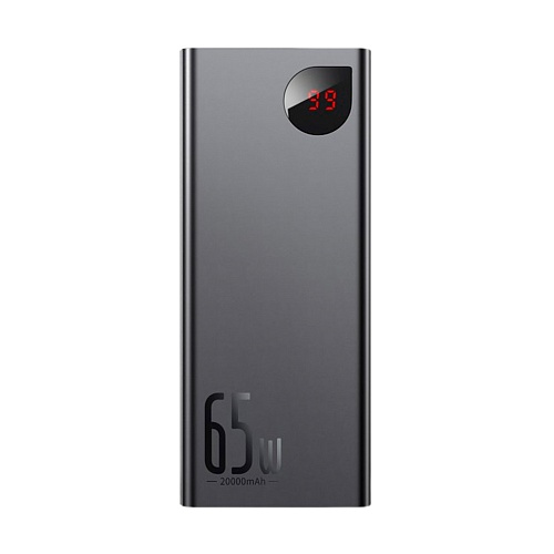 Зовнішній акумулятор Baseus Adaman Metal Digital Display 20000mAh 65W Black (PPIMDA-D01) - придбати в Дніпрі, Україні: ціна, характеристики | інтернет-магазин TOUCH