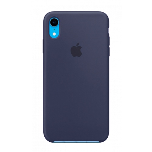 Чехол Silicone Case для Apple iPhone Xr (Midnight Blue) ААА