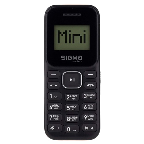 Мобільний телефон Sigma mobile X-style 14 MINI (Black/Orange) UA-UCRF - придбати в Дніпрі, Україні: ціна, характеристики | інтернет-магазин TOUCH