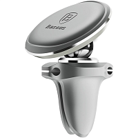 Автотримач Baseus Magnetic Air Vent Car Mount Holder with Cable Clip Silver (SUGX-A0S) - придбати в Дніпрі, Україні: ціна, характеристики | інтернет-магазин TOUCH